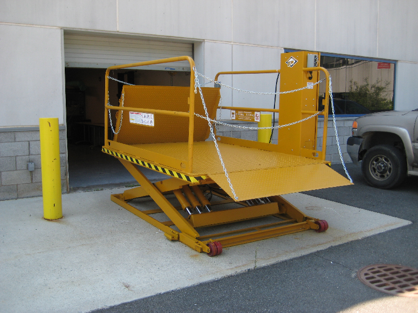 photo gallery dock lifts; scissors docks & lifts